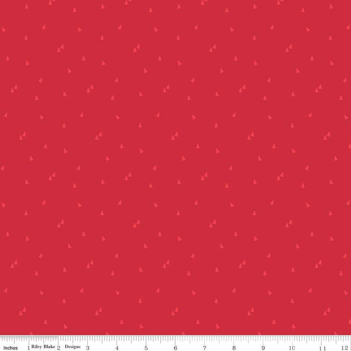 Seasonal Basics Trees Red