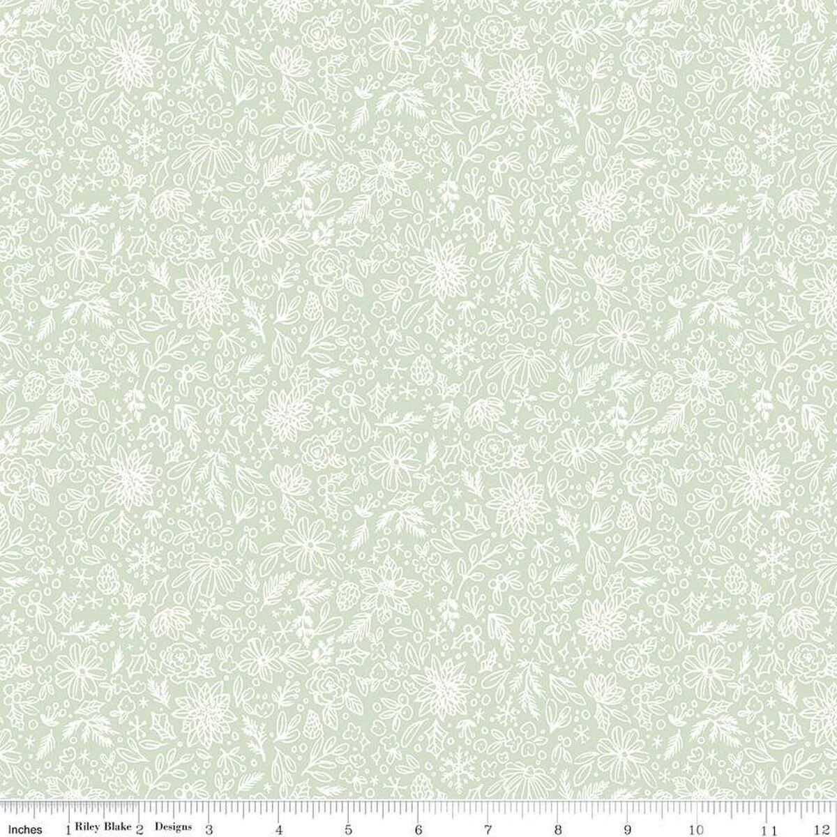 Charming Christmas Floral Mint