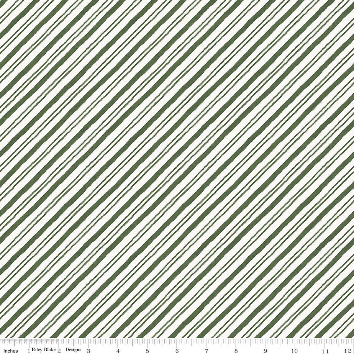 Holiday Spirit Stripes Green