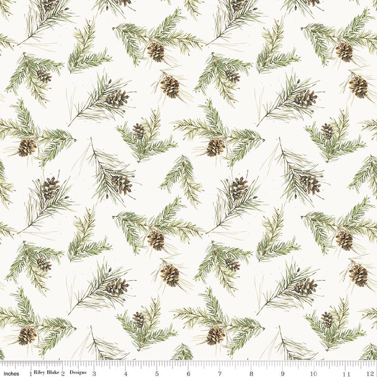 Holiday Spirit Pinecones Cream