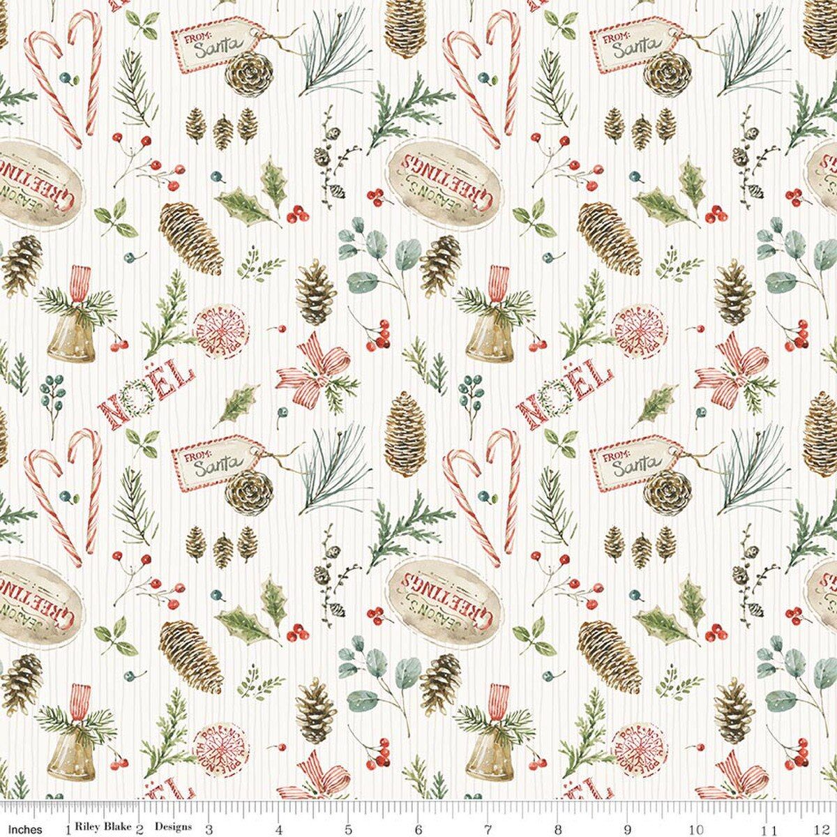 Holiday Spirit Christmas Toss Cream