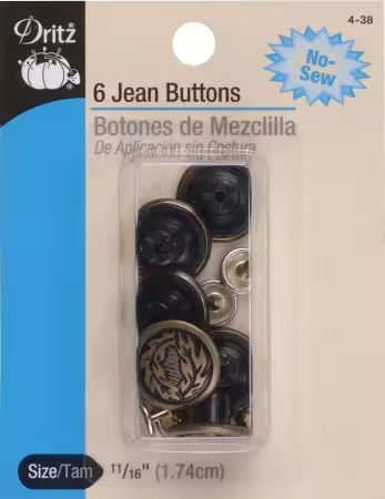 Jean Buttons 11/16"