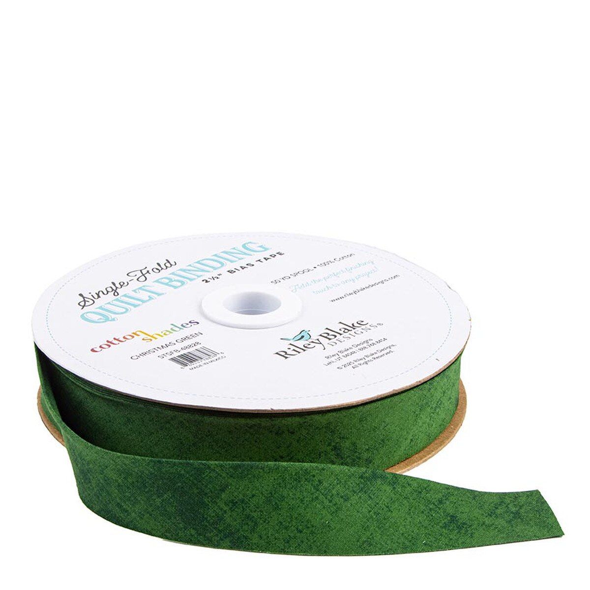 Single Fold Quilt Binding - Shade Christmas Green