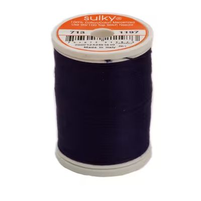 Cotton Thread 2-Ply 12wt 330 Yards Medium Navy