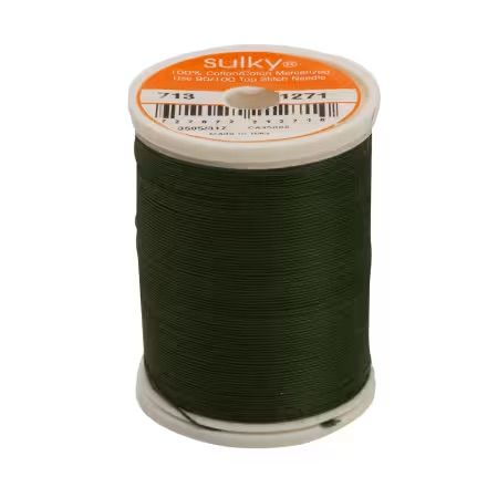 Cotton Thread 2-Ply 12wt 330 Yards Evergreen