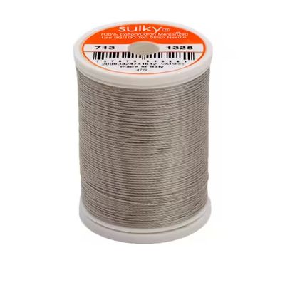 Cotton Thread 2-Ply 12wt 330 Yards Nickle Grey