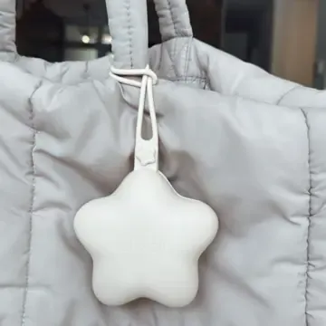 Ali+Oli Silicone Pacifier Case 2-pack Star (Blush &amp; Sand)