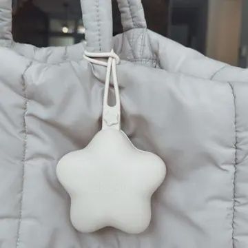 Ali+Oli Silicone Pacifier Case 2-pack Star (Blush &amp; Sand)