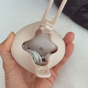 Ali+Oli Silicone Pacifier Case 2-pack Star (Blush &amp; Sand)