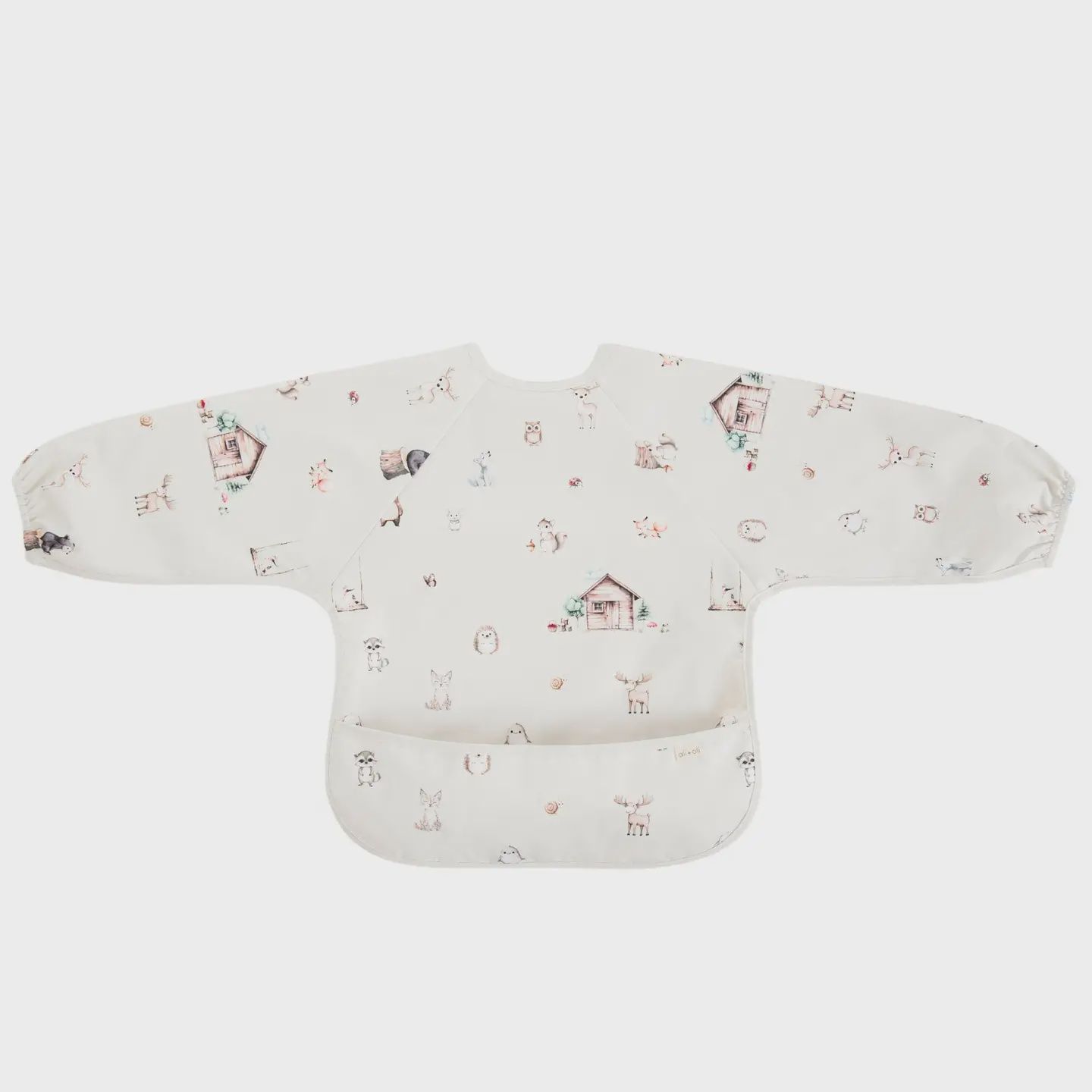 Smock Bib for Baby &amp; Toddler Long Sleeve (Woodlands)