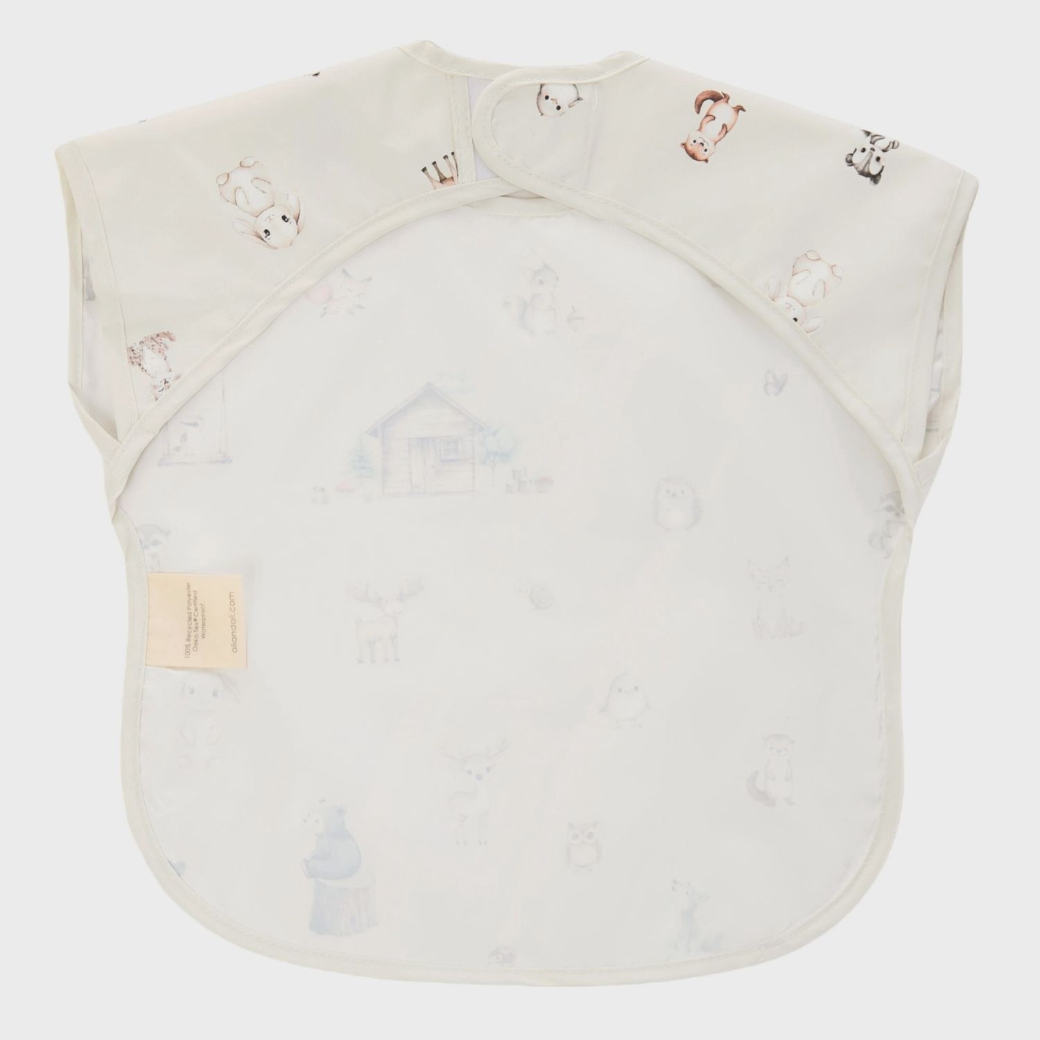 Smock Bib for Baby &amp; Toddler Short Sleeve (Woodlands)