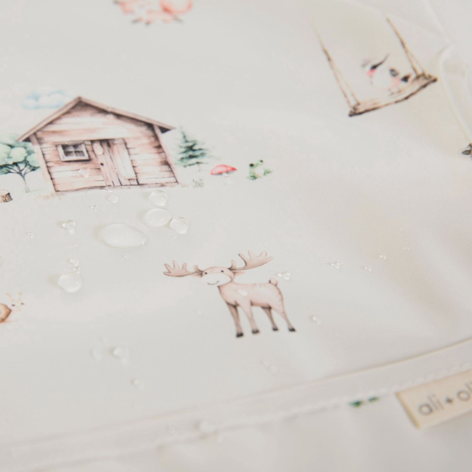 Smock Bib for Baby &amp; Toddler Short Sleeve (Woodlands)