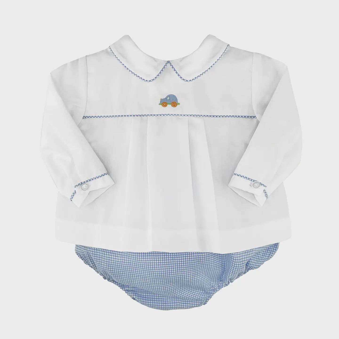 Embroidered Car Diaper Set