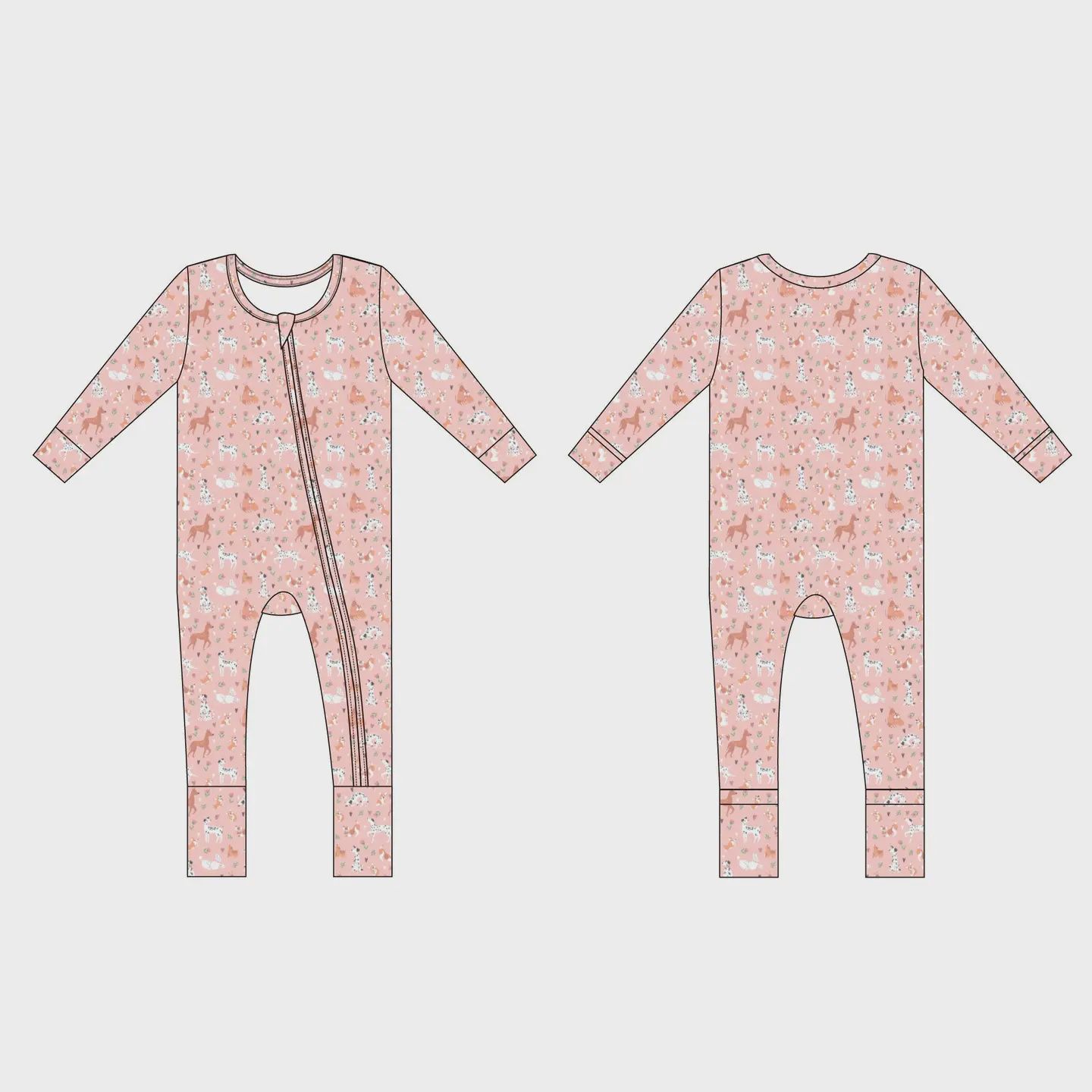 Convertible Romper - Puppy Love