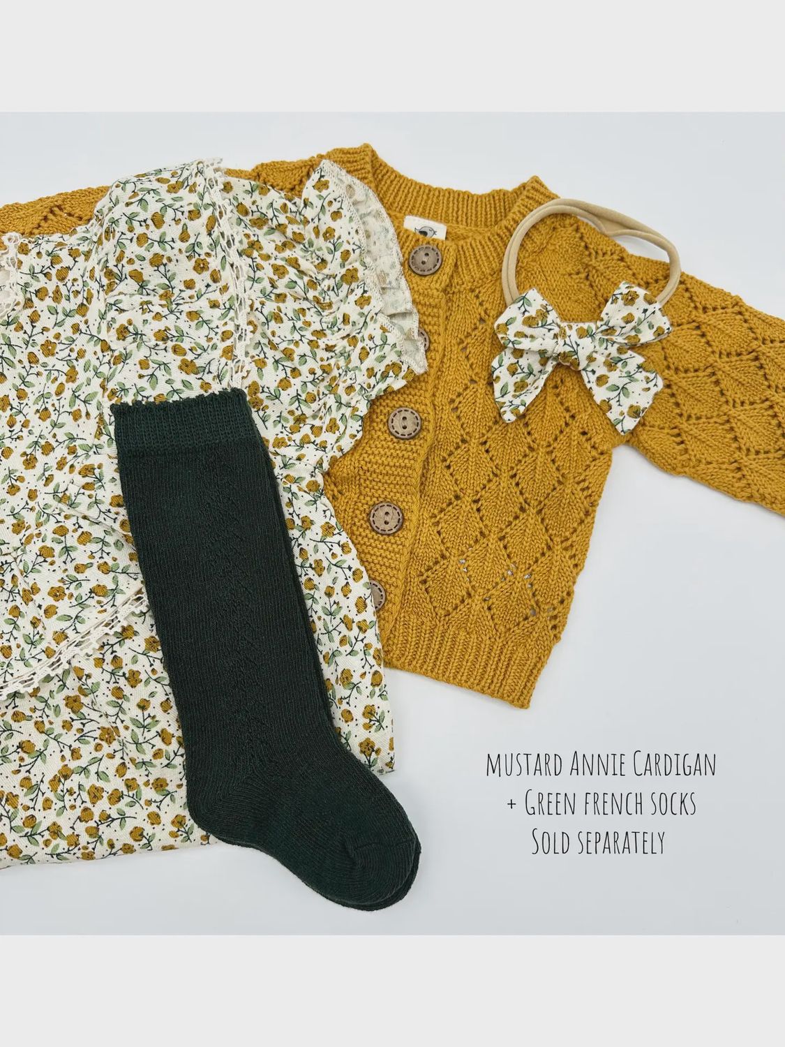 Maisie Mustard Floral Romper