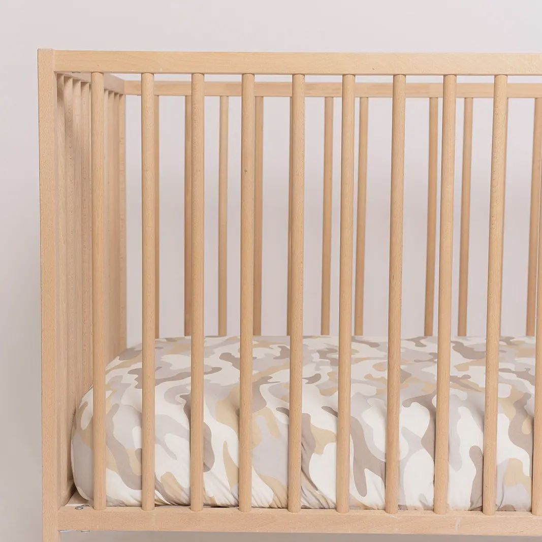 Bamboo Crib Sheet | Camo 2.0