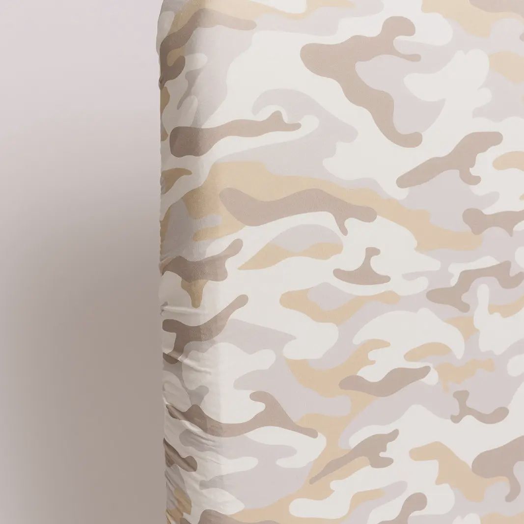Bamboo Crib Sheet | Camo 2.0