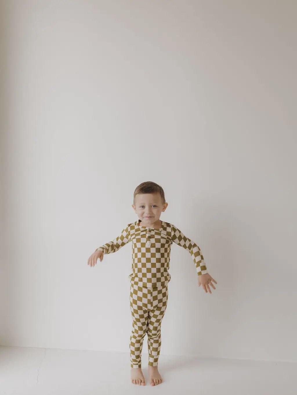 Bamboo Two Piece Pajamas - Olive