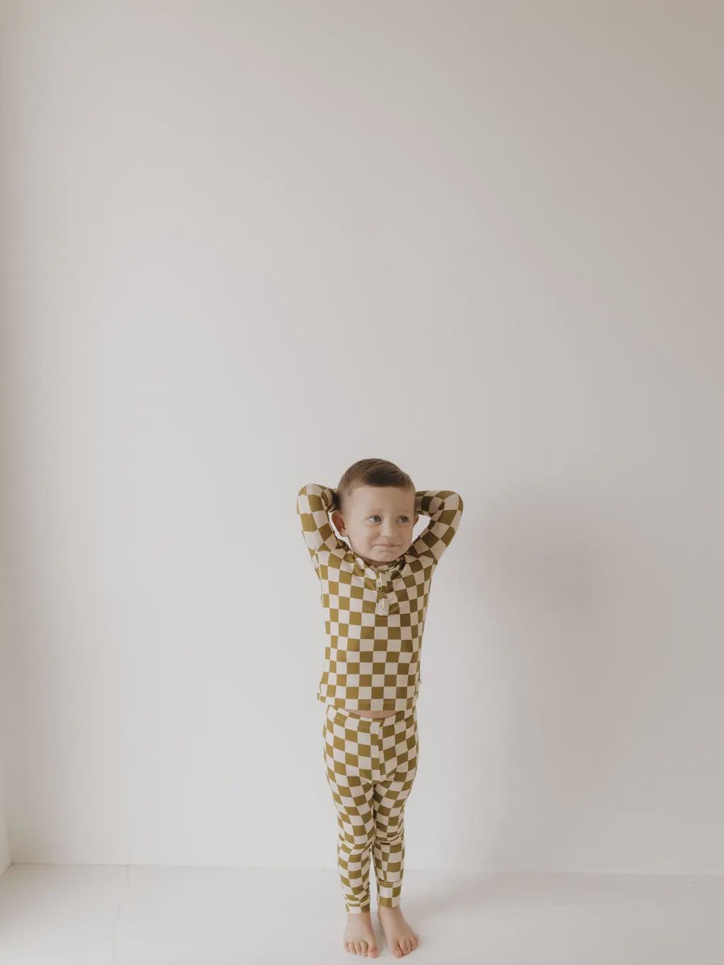 Bamboo Two Piece Pajamas - Olive