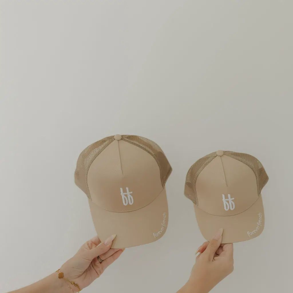 Children's Trucker Hat | ff Tan