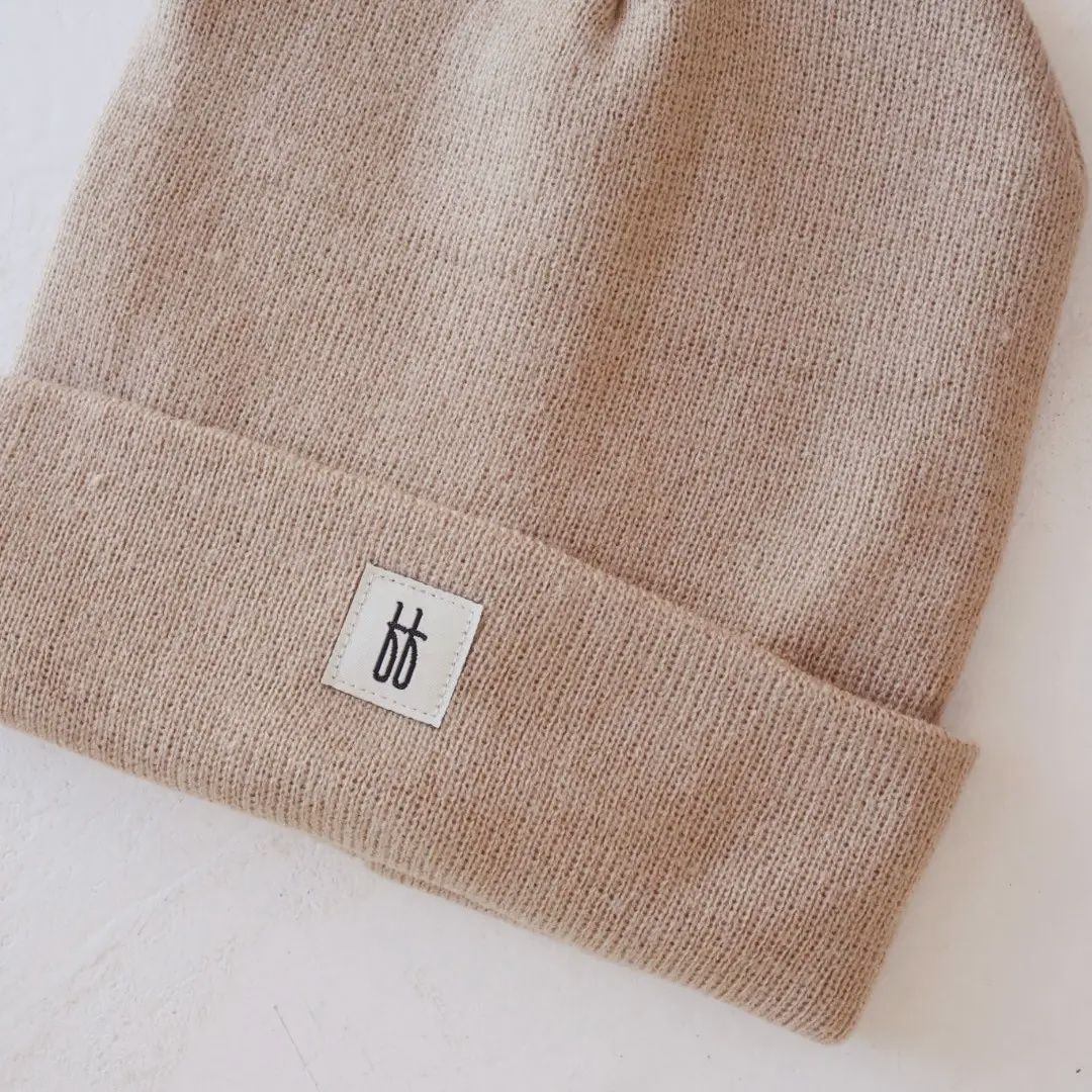 ff Knit Beanie | Taupe