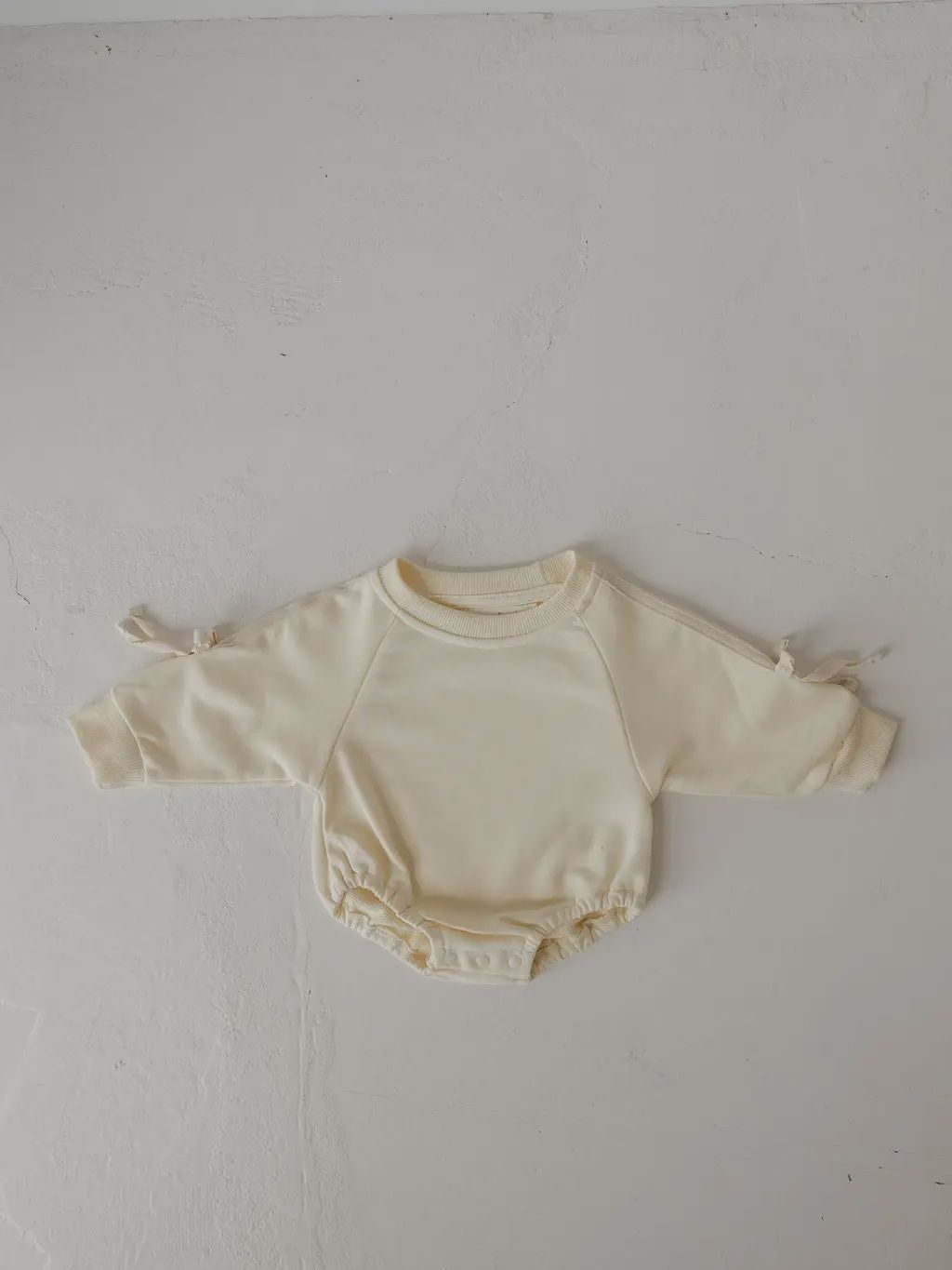 Sweatshirt Romper | Buttercream Bows