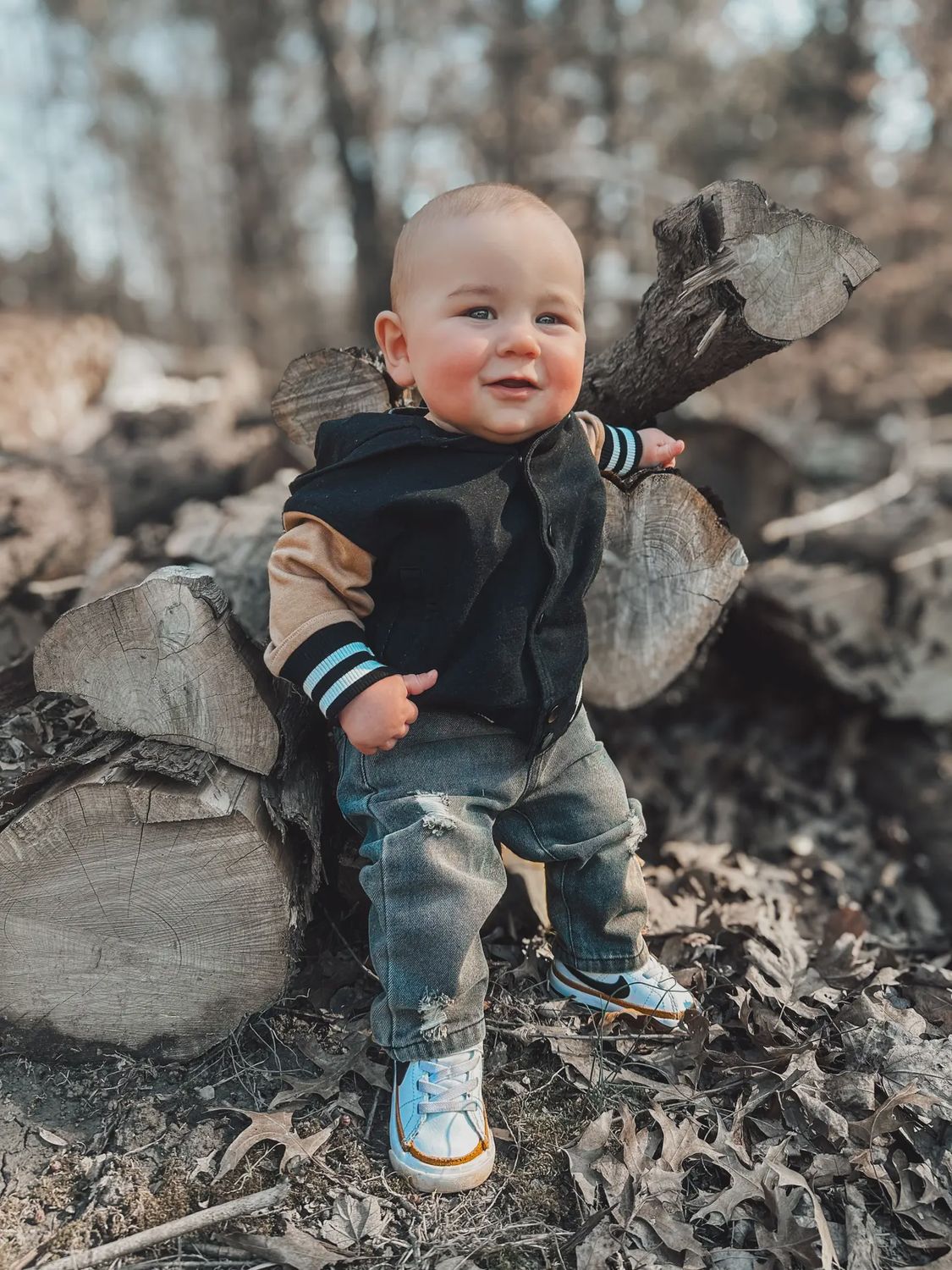 Toddler Relaxed Straight Gray Wash Denim