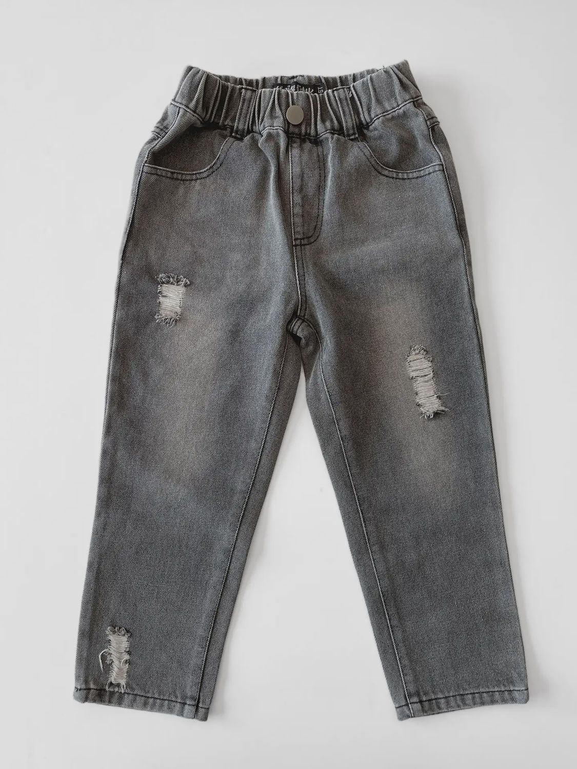 Toddler Relaxed Straight Gray Wash Denim