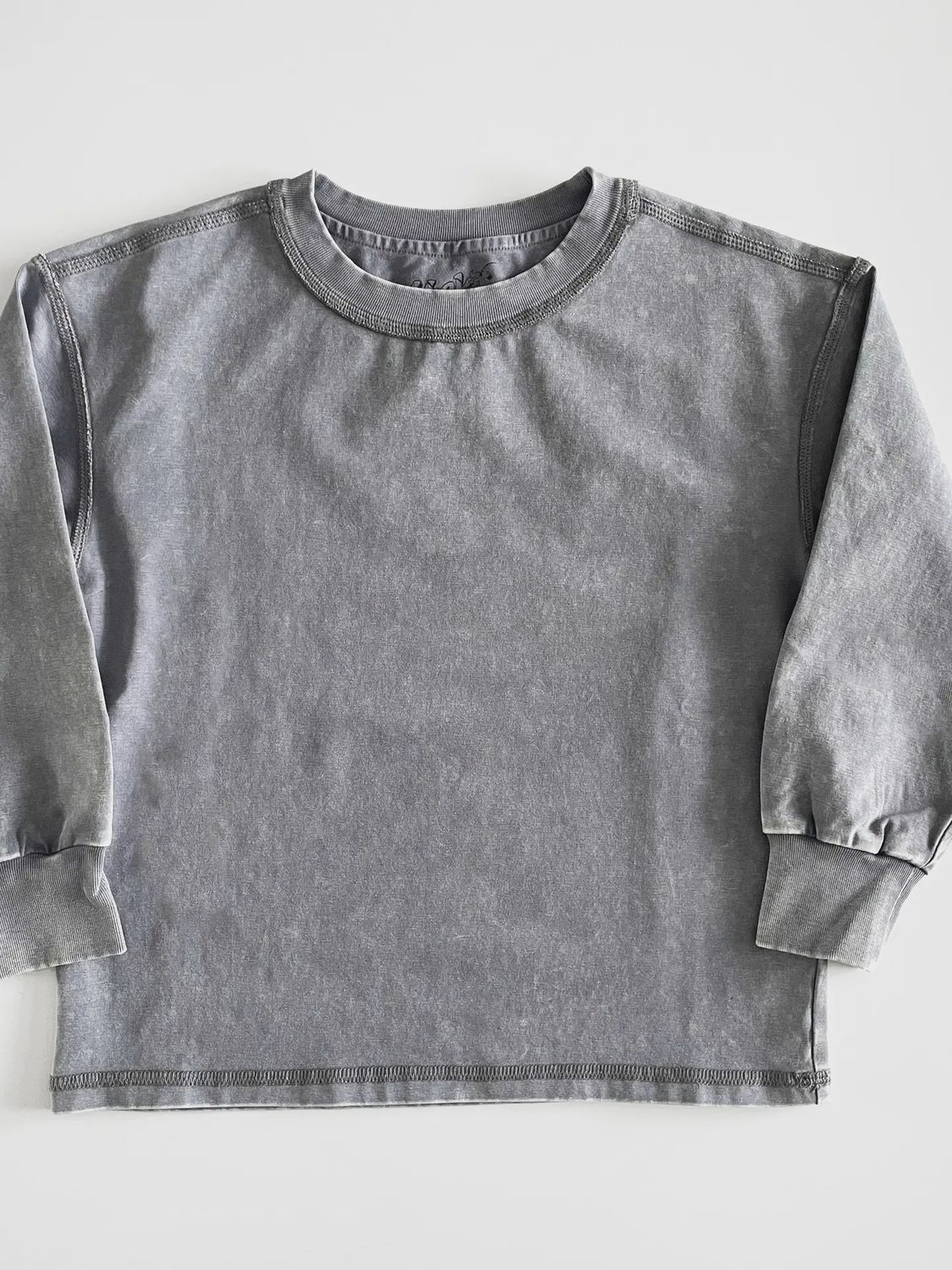 Toddler Sleet Stone-Wash Long Sleeve Tee