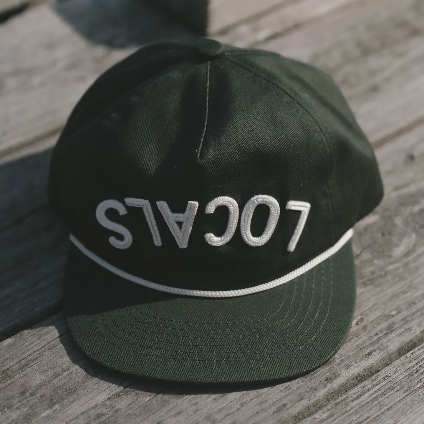 Upside-Down Locals Snapback Hat