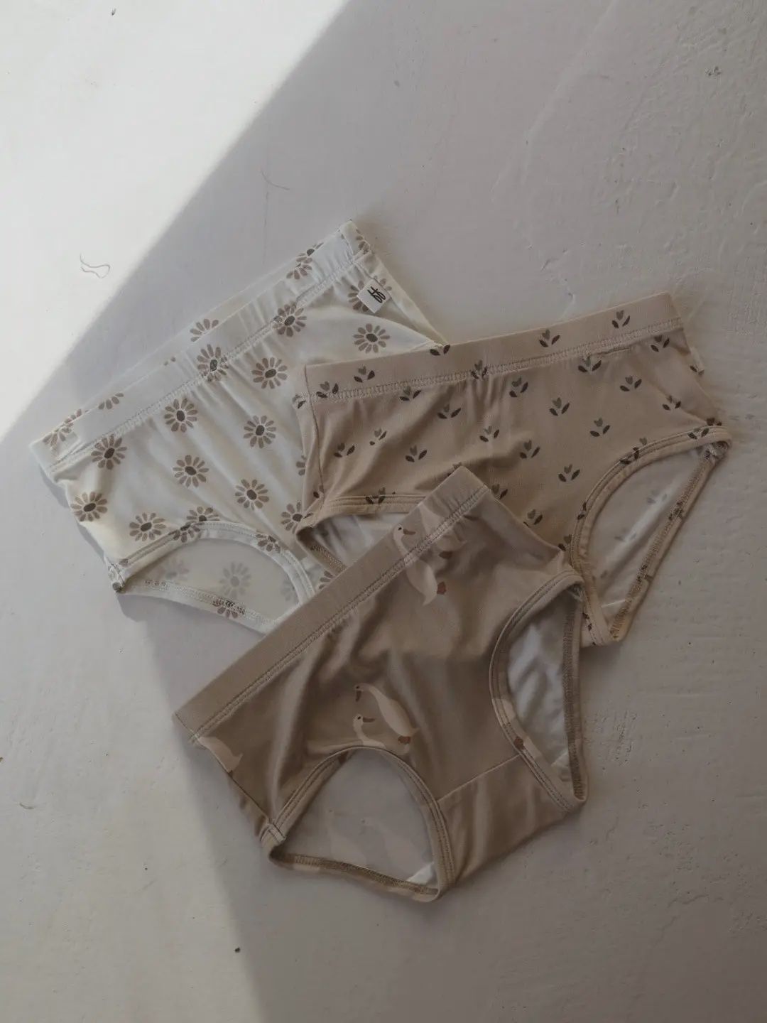 Girl's Bamboo Brief (3 Pack) | Flora, Silly Goose, &amp; Daisy Fields