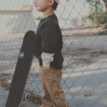 Toddler Double-Knee Carpenter Denim