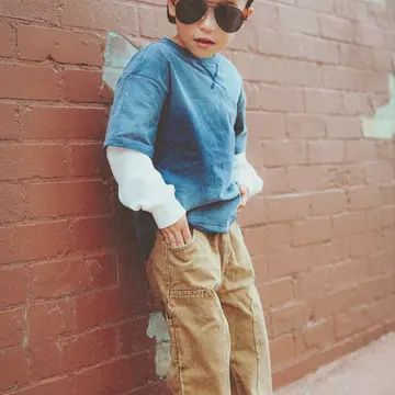 Toddler Double-Knee Carpenter Denim