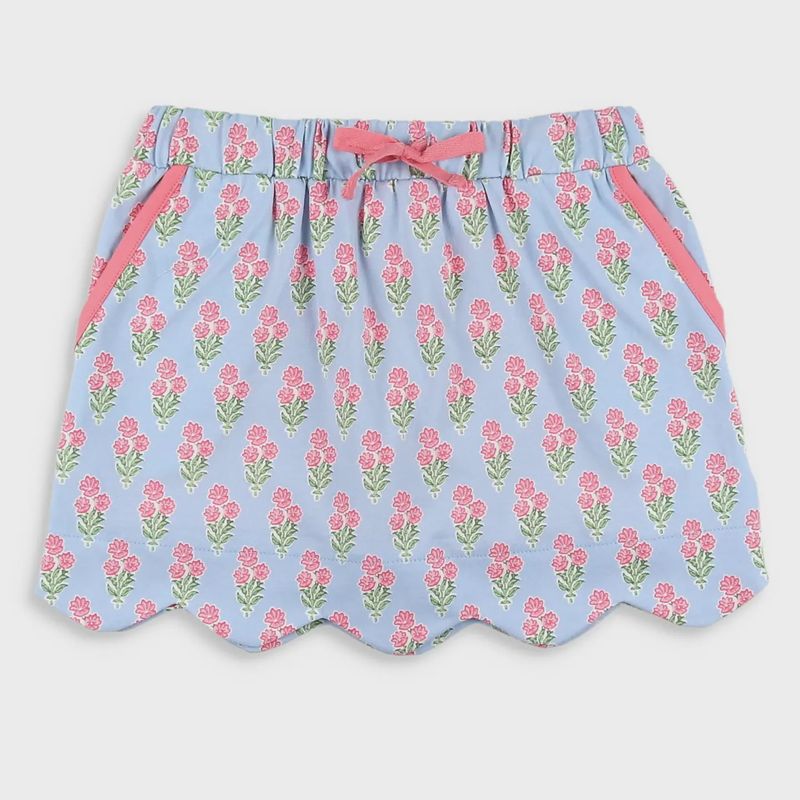 Coral Bouquet Skort