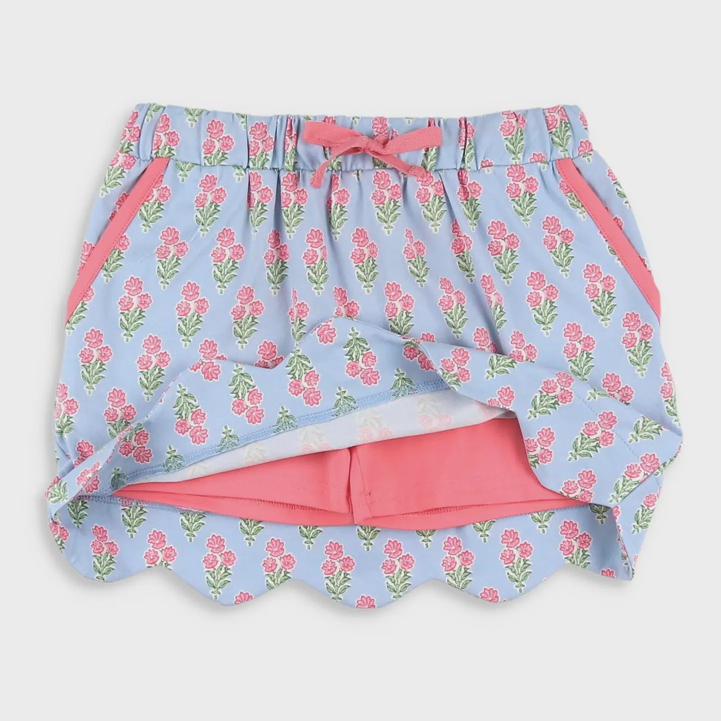 Coral Bouquet Skort