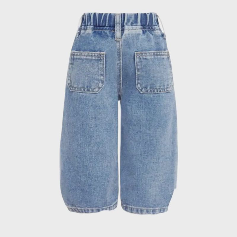 Baby Girls Bow Relaxed Fit Denim