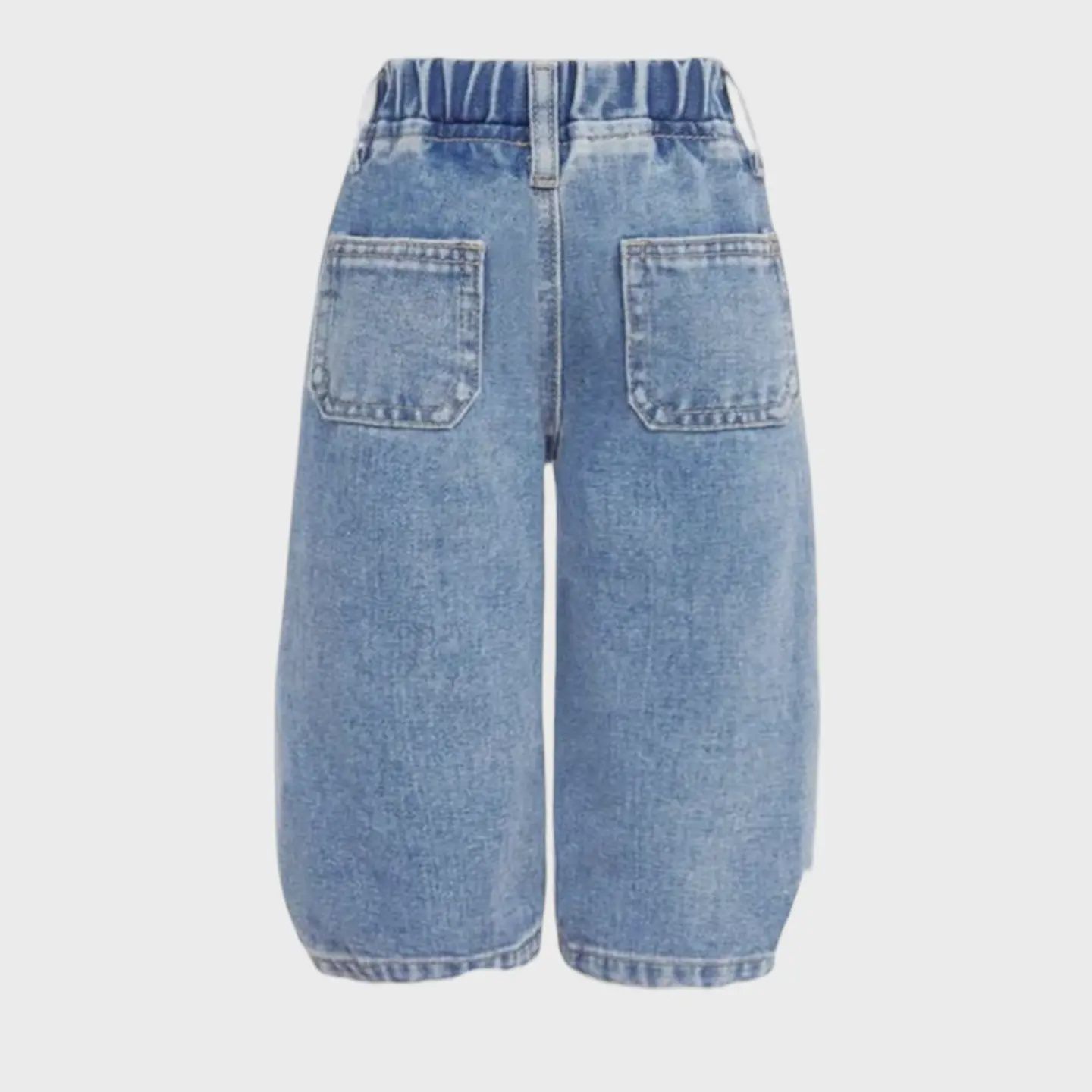 Baby Girls Bow Relaxed Fit Denim