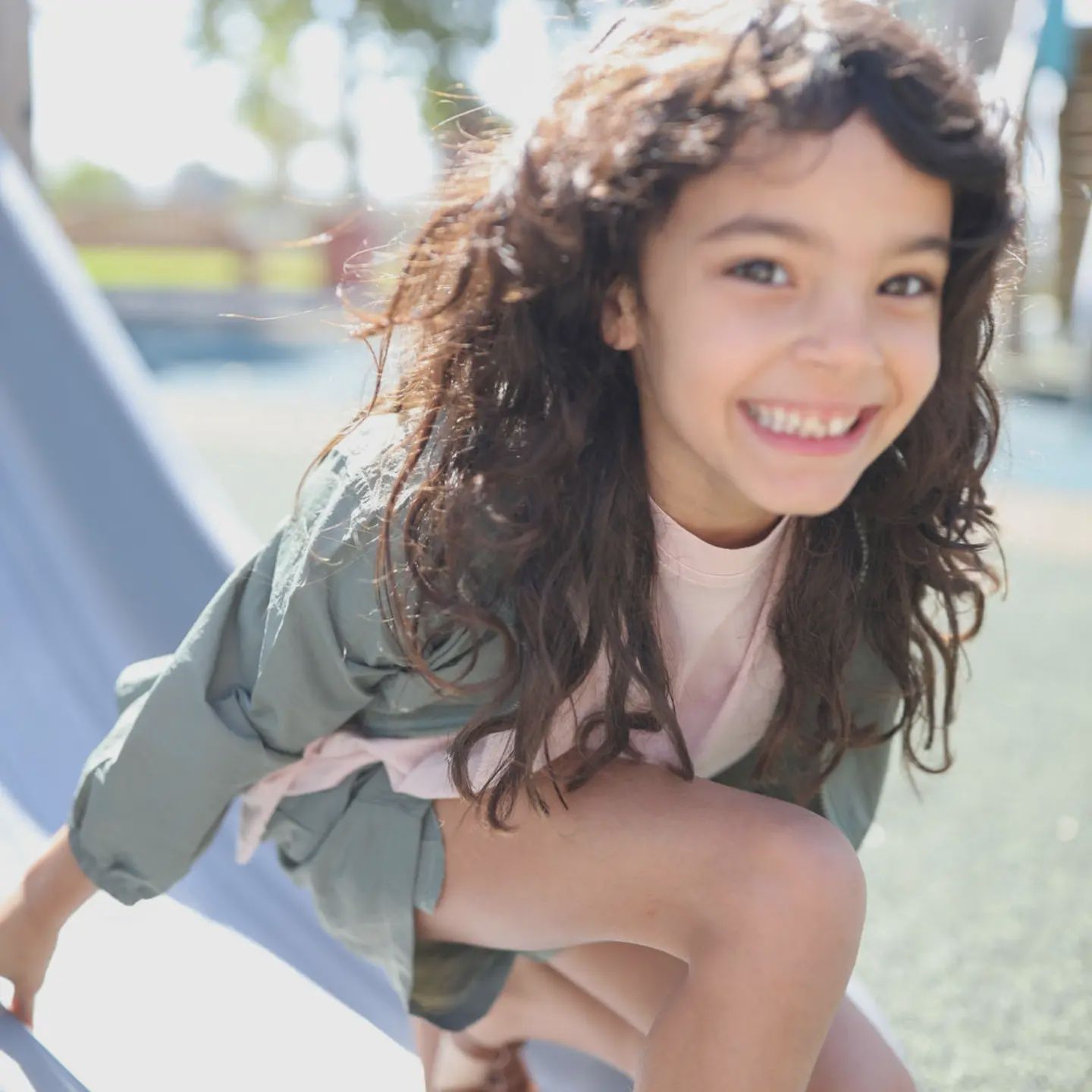 Windbreaker &amp; Shorts Set- Eucalyptus