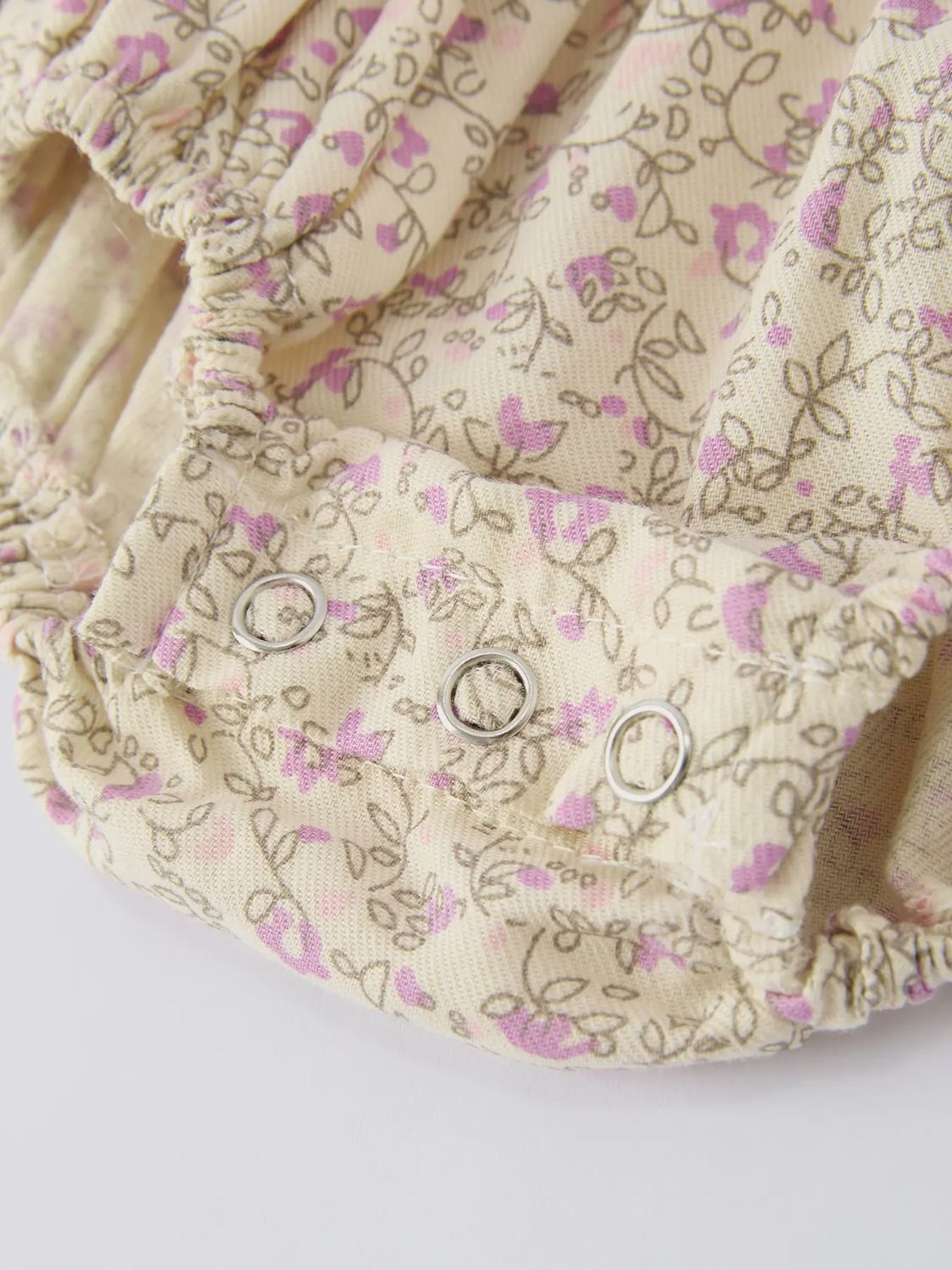 Toddler Girl Vintage Floral Baby Romper