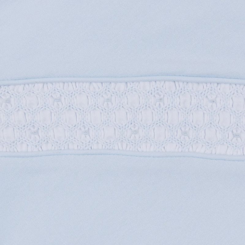 Walker's Classics Smocked Long Sleeve Bubble - Light Blue