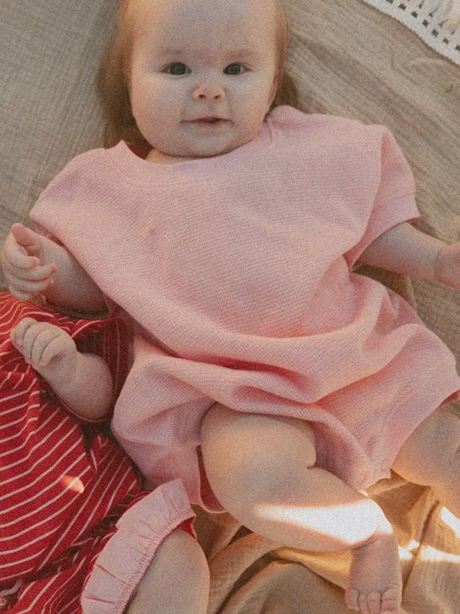 Ezra Romper in Blossom