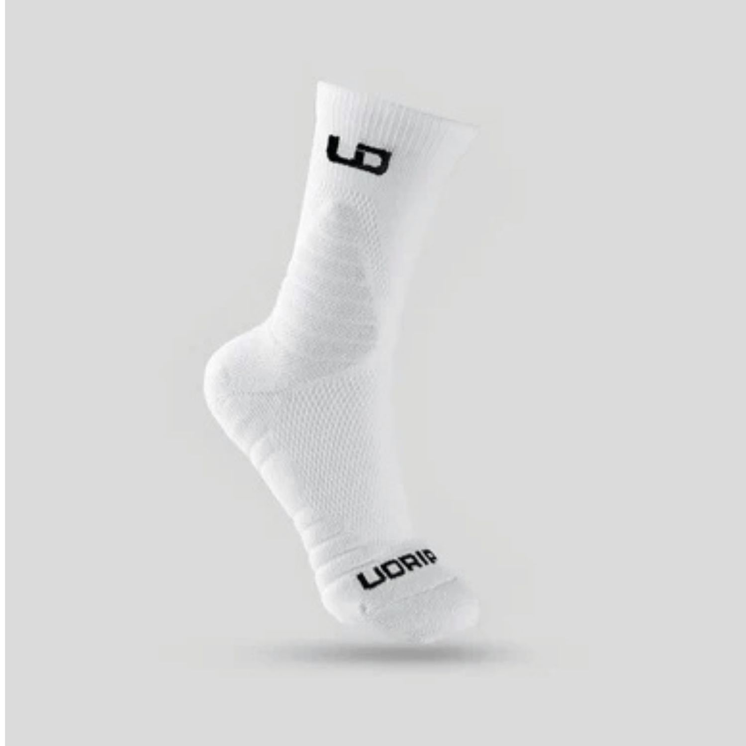 MaxDrip Cushion Socks - Mid Crew, Color: White, Size: M 6-8 | W 7.5-9.5