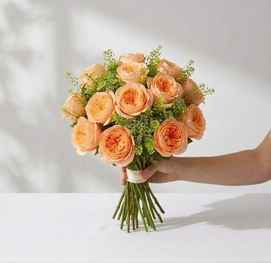 Garden Rose Hand - Bouquet