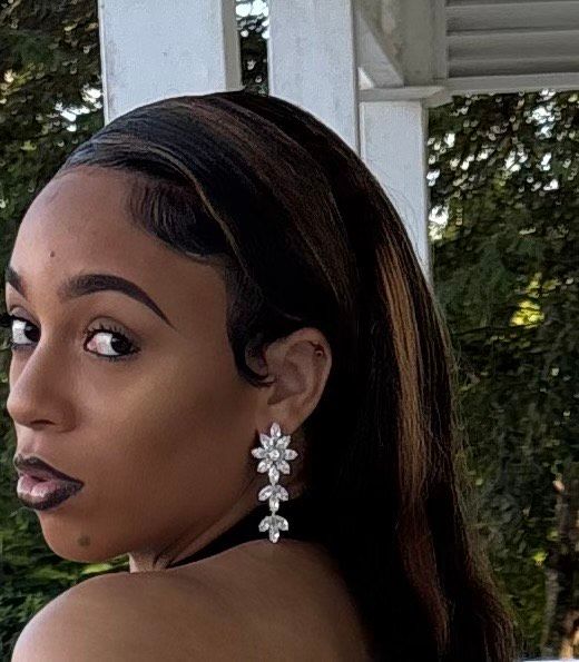 Starlink drop earring (CZ gold)