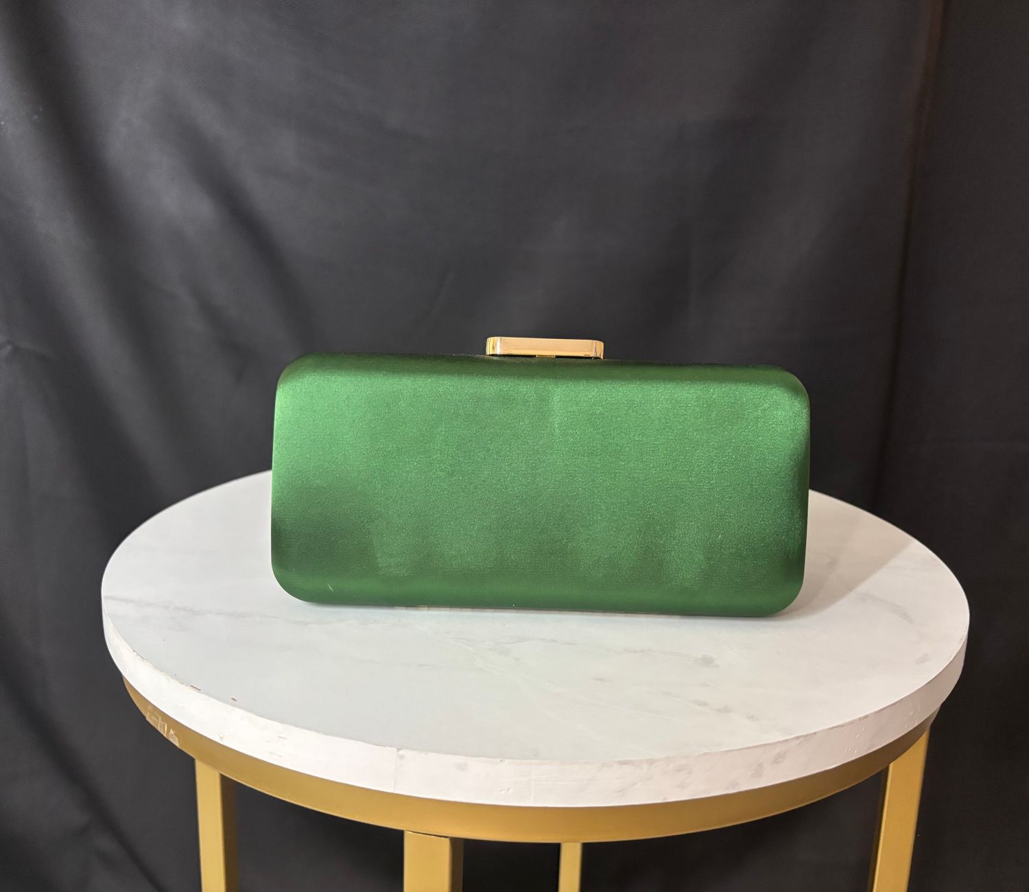 Wedding clutch (green &amp; purple)