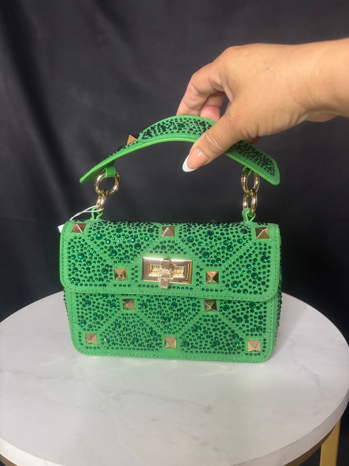 Unforgettable Stud bag (green)