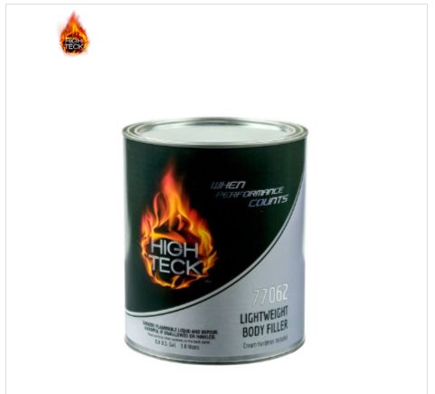 High Teck™ 77062-1 Lightweight Body Filler, 1 gal, Gray, Paste, 1.46 lb/gal VOC