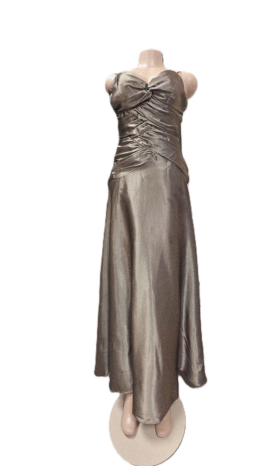 Antique Pewter Gown