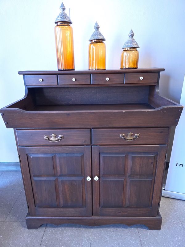 Antique Dry Sink Cabinet