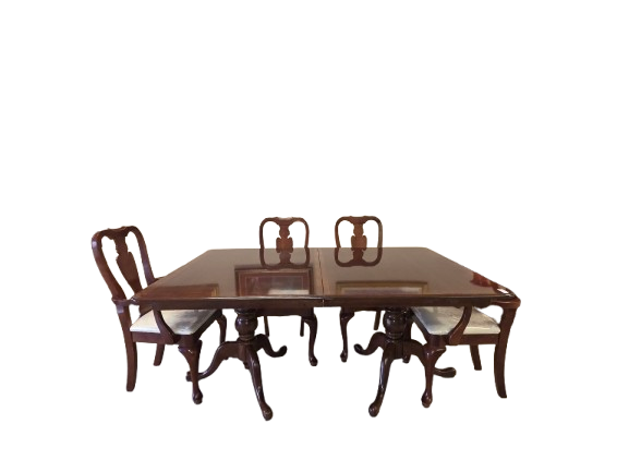 Mahogany Double Pedestal Dining Table